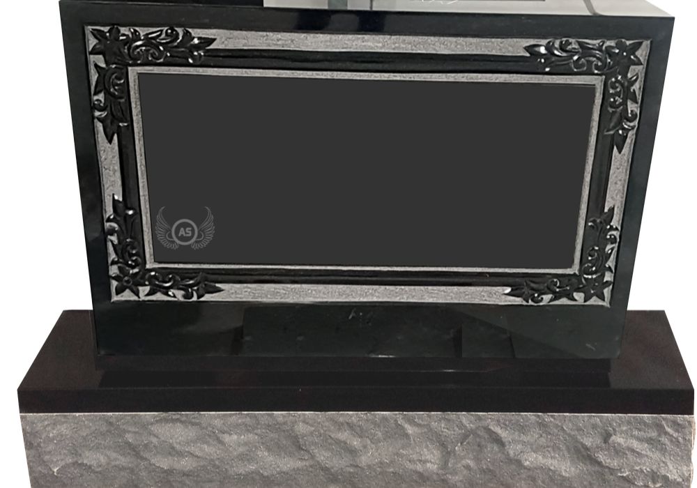 AG 530 Black granite monument design
